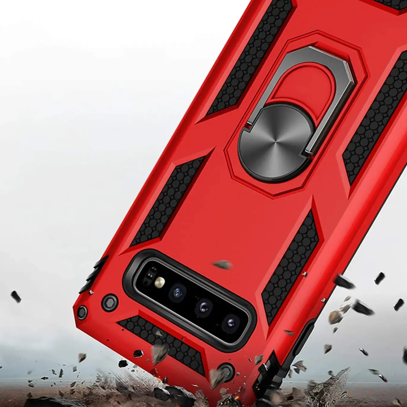 Samsung Galaxy S10 - Outdoor Hardcase mit Ringhalter
