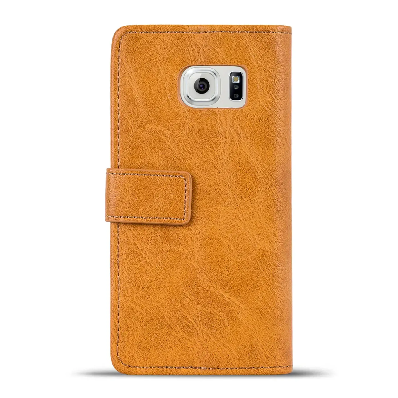 Samsung Galaxy S6 - Retro Klapphülle mit Karten- & Geldfach