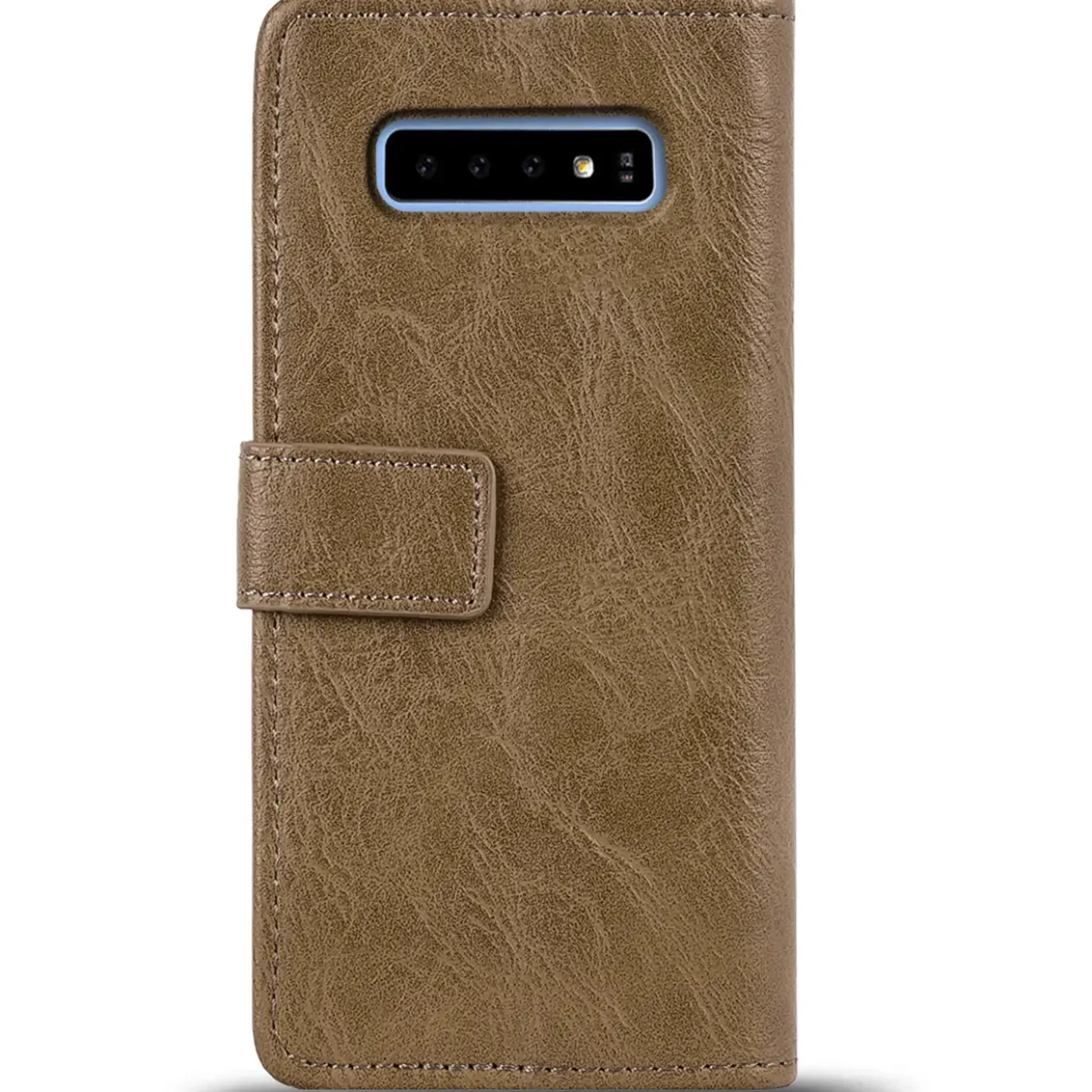 Samsung Galaxy S10 - Retro Klapphülle mit Karten- & Geldfach