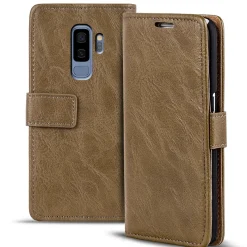 Samsung Galaxy S9 - Retro Klapphülle mit Karten- & Geldfach