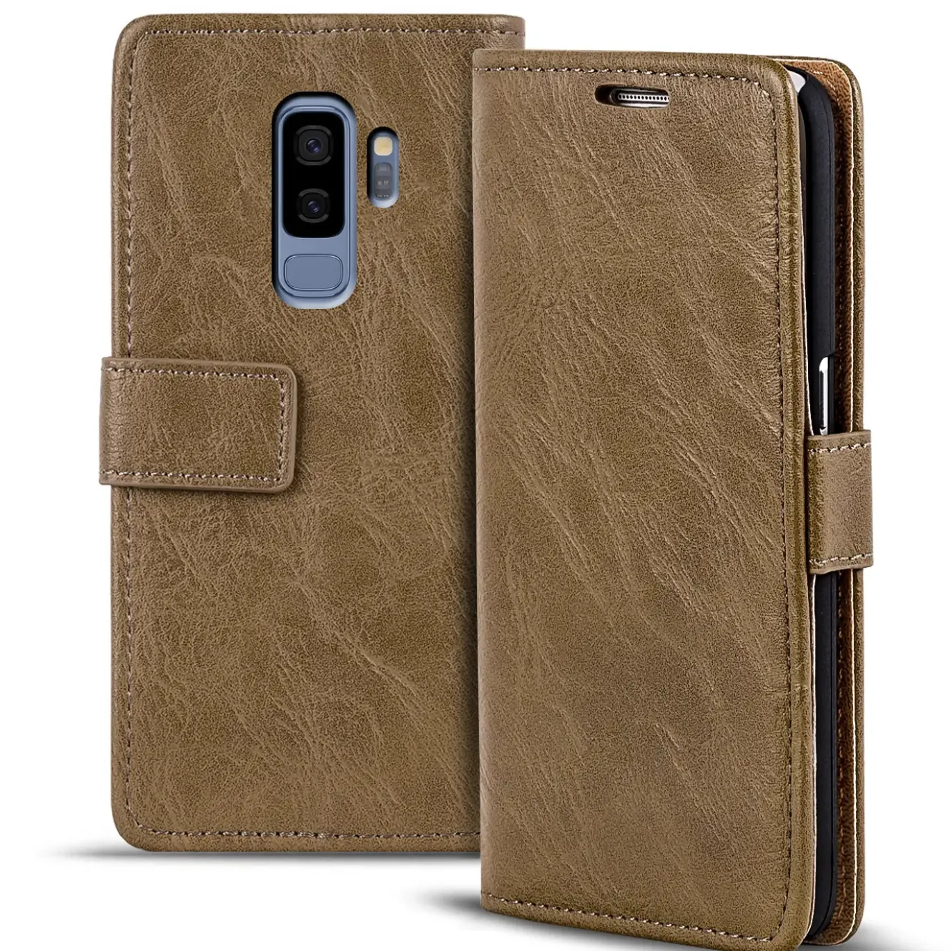 Samsung Galaxy S9 - Retro Klapphülle mit Karten- & Geldfach