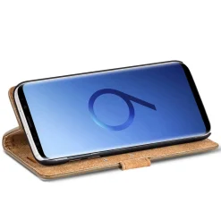 Samsung Galaxy S9 - Retro Klapphülle mit Karten- & Geldfach
