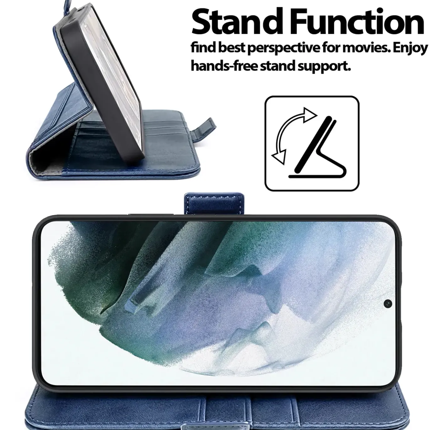 Samsung Galaxy S21 - Robuste Klapphülle mit RFID Block