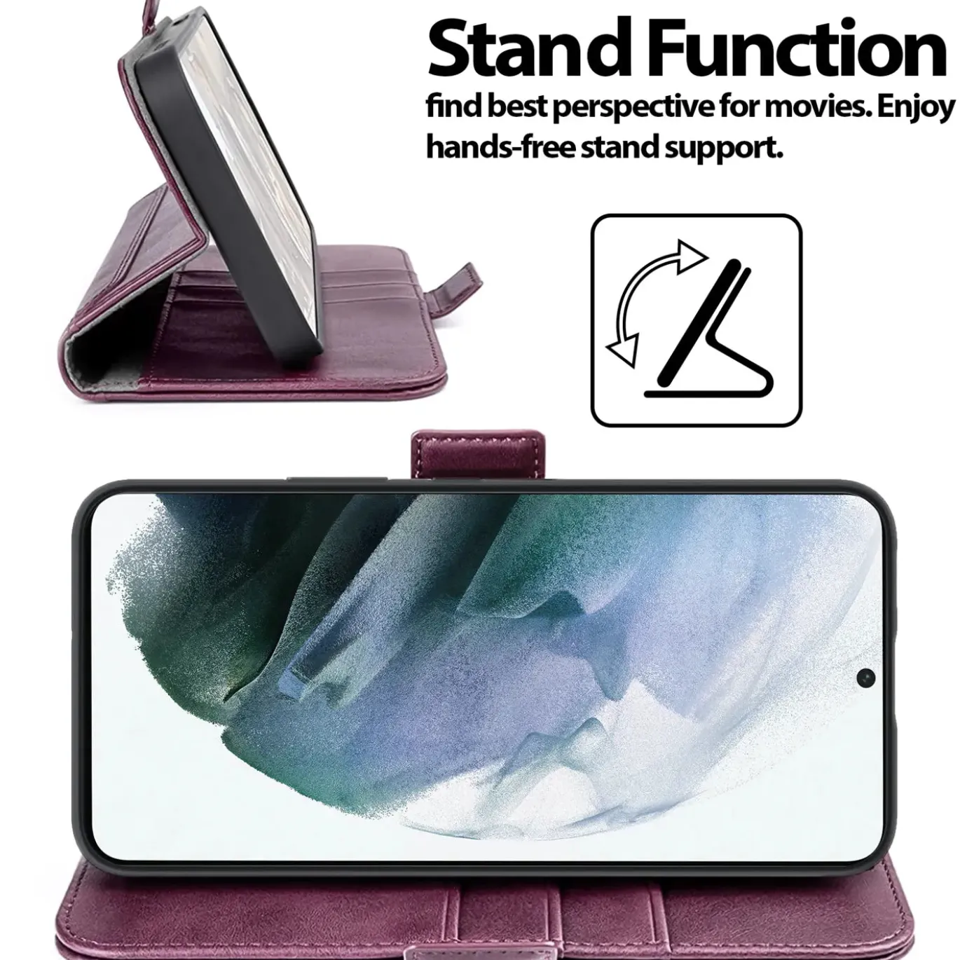 Samsung Galaxy S21 - Robuste Klapphülle mit RFID Block