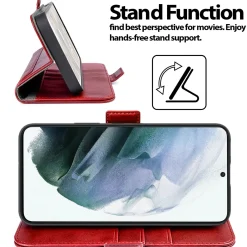 Samsung Galaxy S21 - Robuste Klapphülle mit RFID Block
