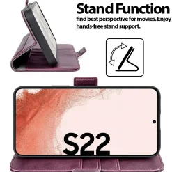 Samsung Galaxy S22 - Robuste Klapphülle mit RFID Block