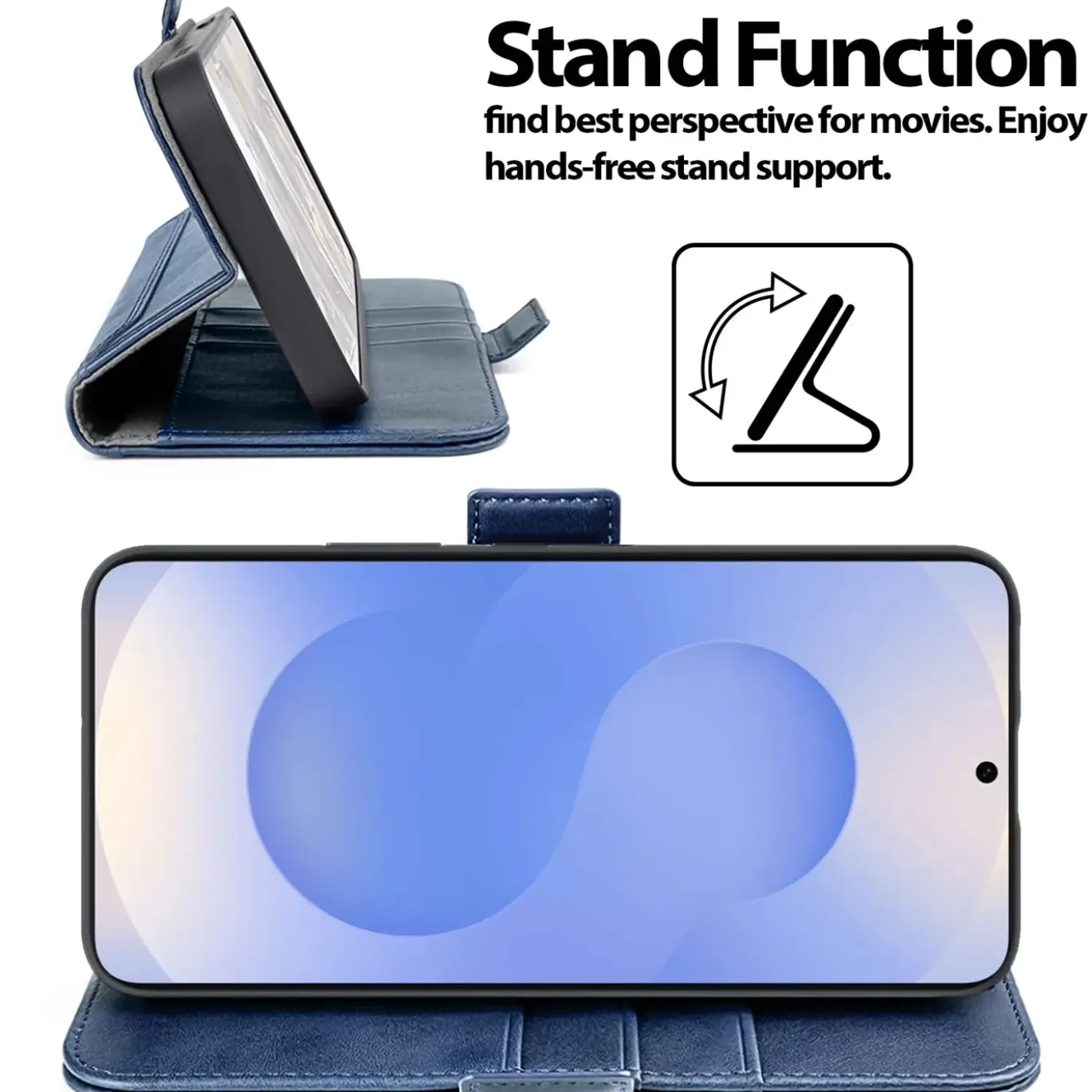 Samsung Galaxy S25 - Robuste Klapphülle mit RFID Block