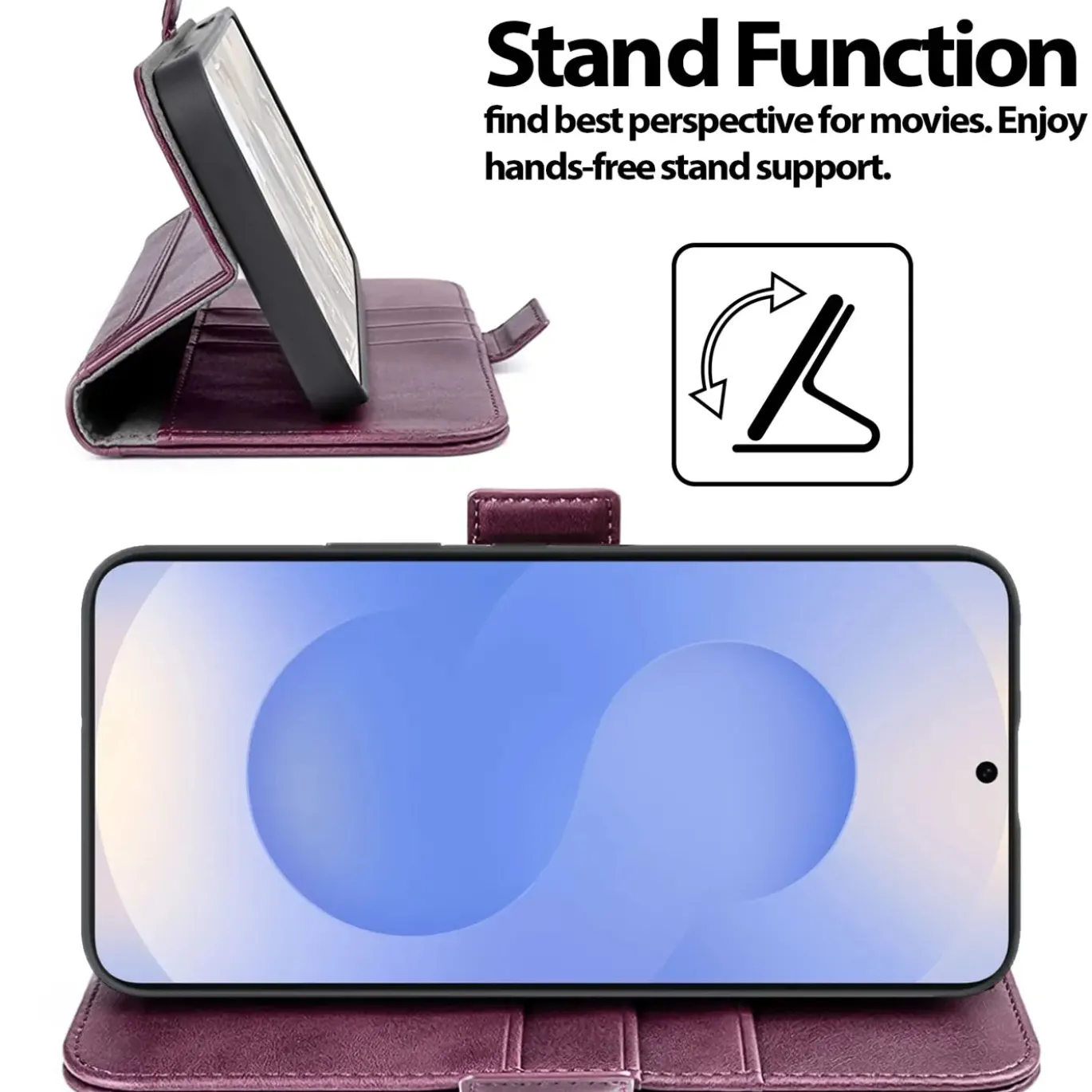 Samsung Galaxy S25 - Robuste Klapphülle mit RFID Block