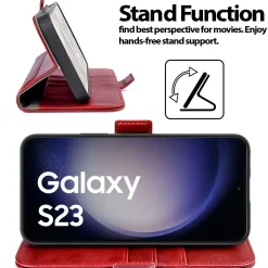 Samsung Galaxy S23 - Robuste Klapphülle mit RFID Block