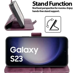 Samsung Galaxy S23 - Robuste Klapphülle mit RFID Block