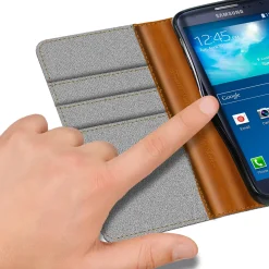 Samsung Galaxy S3 / S3 Neo - Jeanslook Klapphülle mit Kartenfach