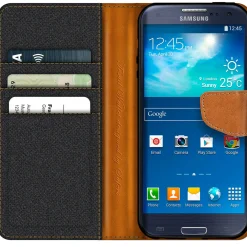 Samsung Galaxy S3 / S3 Neo - Jeanslook Klapphülle mit Kartenfach