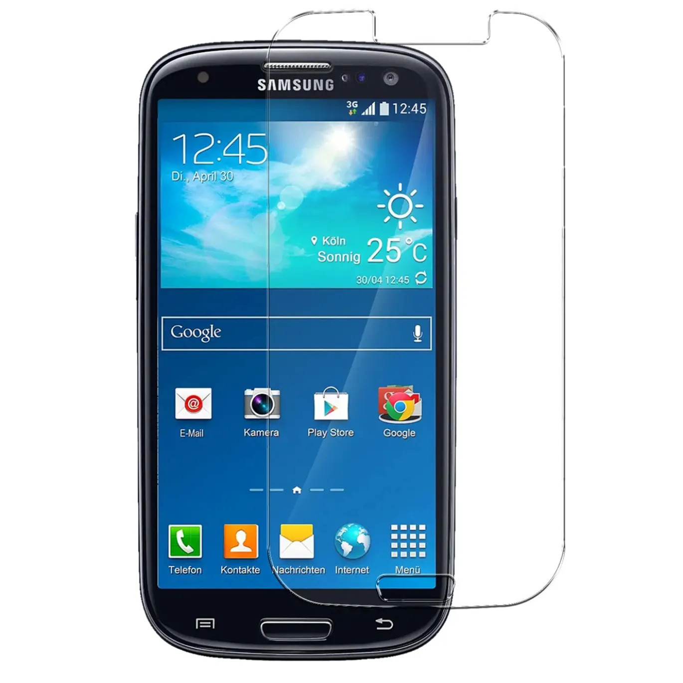 Samsung Galaxy S3 / S3 Neo - 2x 9H Panzer Glasfolie, Displayfolie