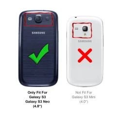 Samsung Galaxy S3 / S3 Neo - 2x 9H Panzer Glasfolie, Displayfolie