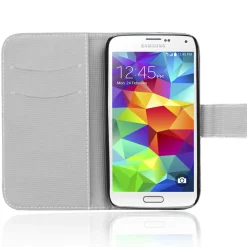 Samsung Galaxy S5 / S5 Neo - Motiv Klapphülle mit Kartenfächern & Standfunktion