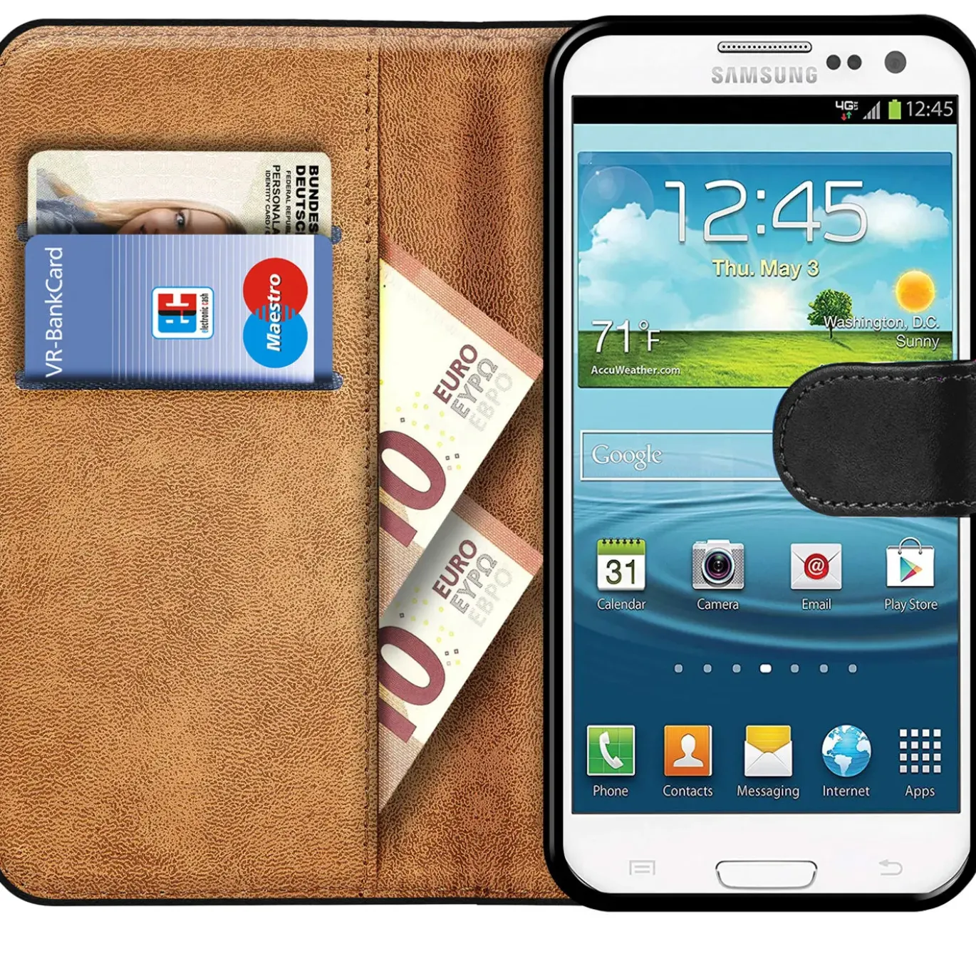 Samsung Galaxy S3 / S3 Neo - Klapphülle mit Kartenfächern