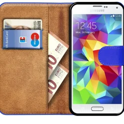 Samsung Galaxy S5 / S5 Neo - Klapphülle mit Kartenfächern