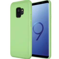 Samsung Galaxy S9 - Silikon Case mit Mikrofaser-Innenseite