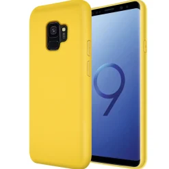 Samsung Galaxy S9 - Silikon Case mit Mikrofaser-Innenseite