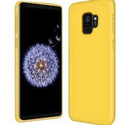Samsung Galaxy S9 - Silikon Case mit Mikrofaser-Innenseite