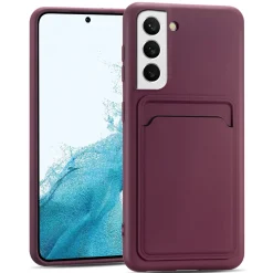 Samsung Galaxy S23 - Silikonhülle mit Kartenfach & Kameraschutz