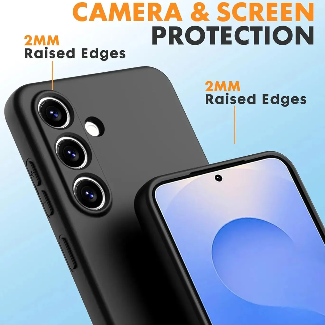 Samsung Galaxy S25 - Silikon Case mit Mikrofaser-Innenseite
