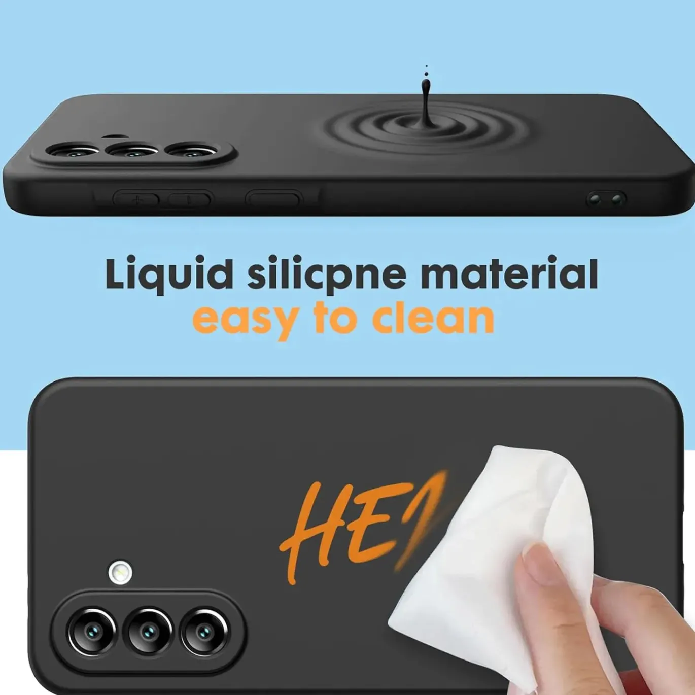 Samsung Galaxy S25 - Silikon Case mit Mikrofaser-Innenseite