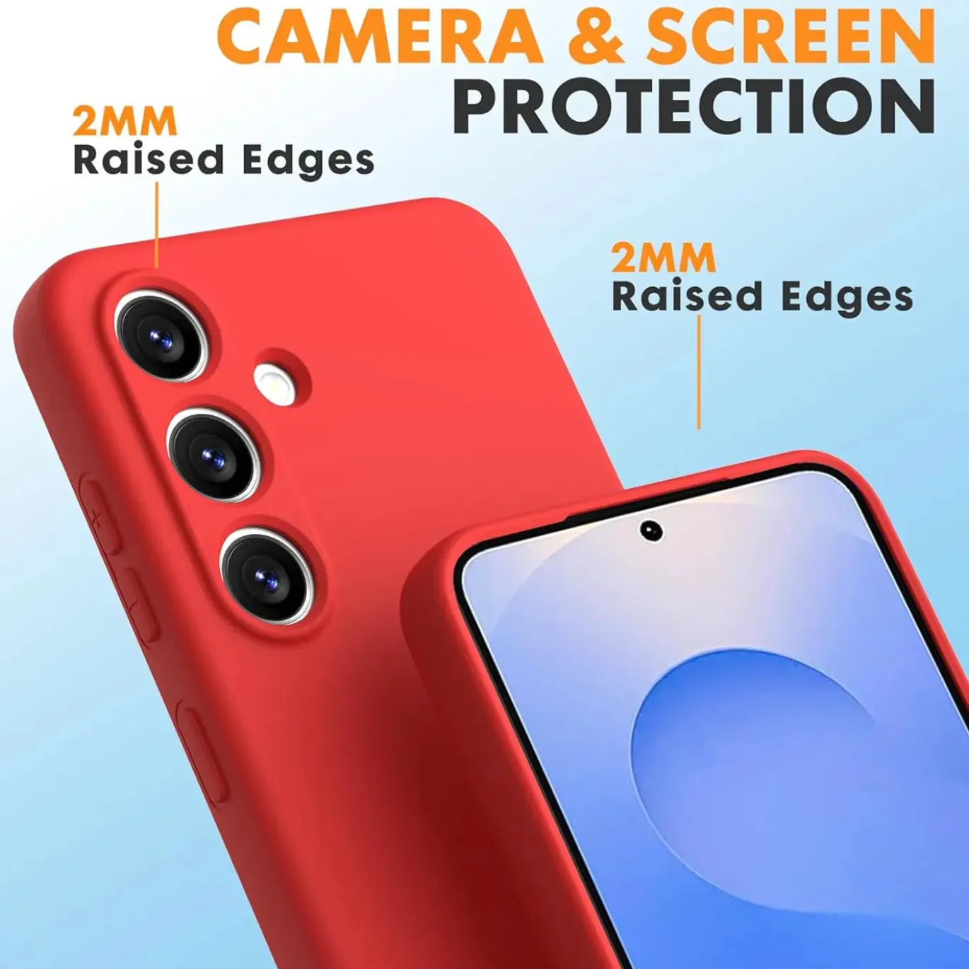 Samsung Galaxy S25 - Silikon Case mit Mikrofaser-Innenseite