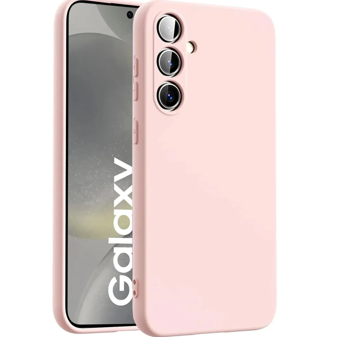 Samsung Galaxy S24 - Silikon Case mit Mikrofaser-Innenseite