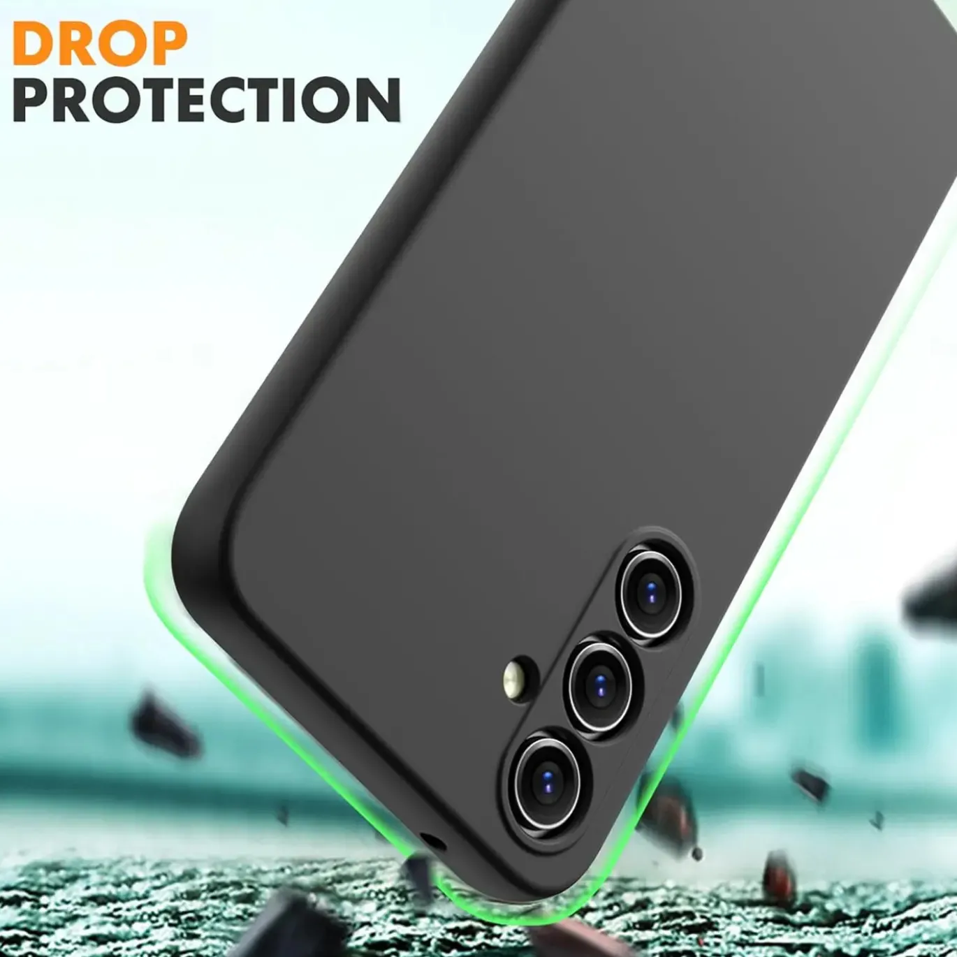 Samsung Galaxy S24 - Silikon Case mit Mikrofaser-Innenseite