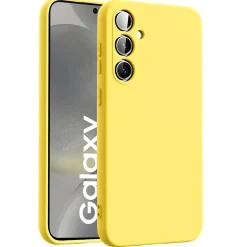 Samsung Galaxy S24 - Silikon Case mit Mikrofaser-Innenseite