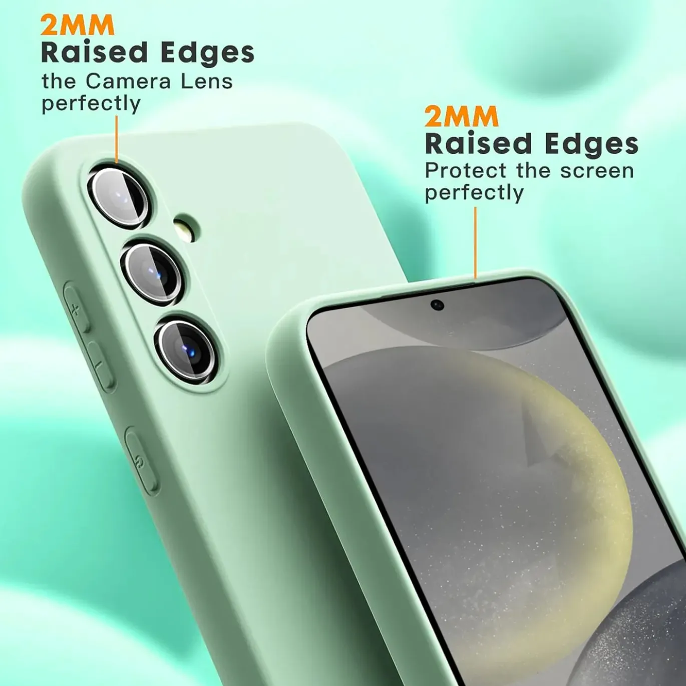 Samsung Galaxy S24 - Silikon Case mit Mikrofaser-Innenseite