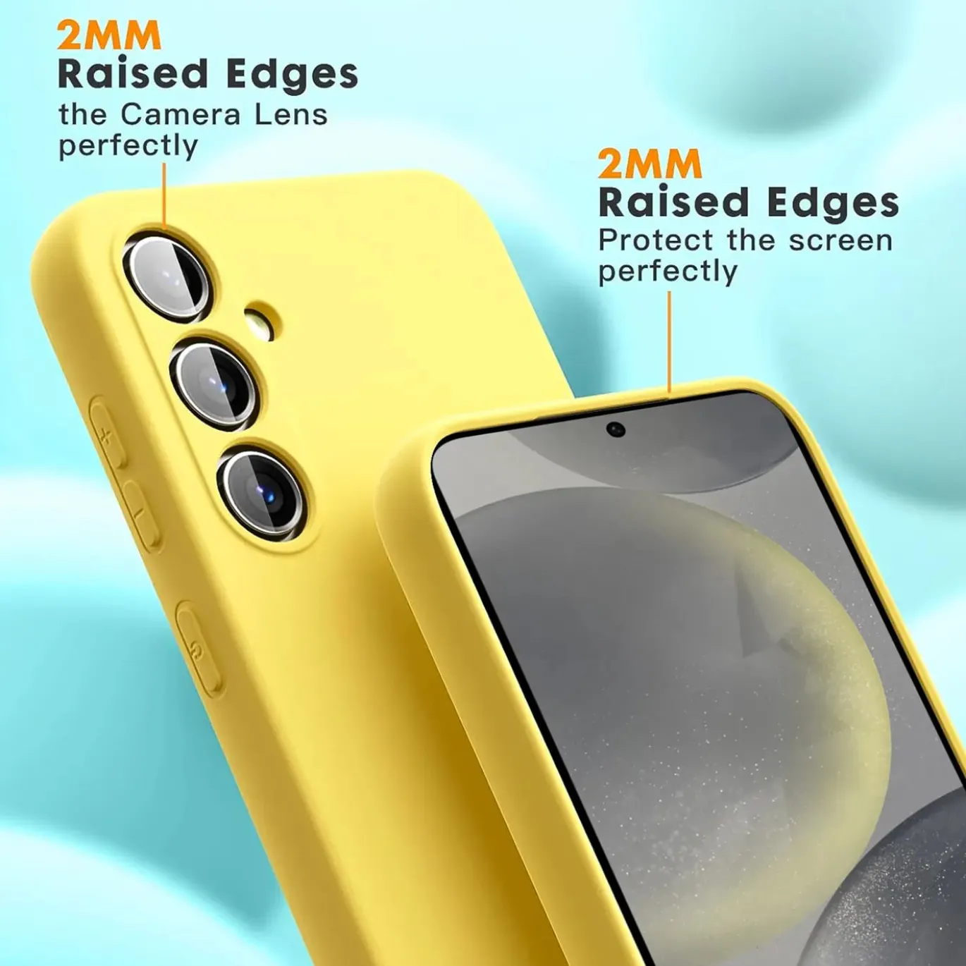 Samsung Galaxy S24 - Silikon Case mit Mikrofaser-Innenseite