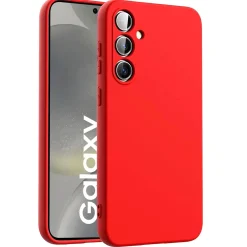 Samsung Galaxy S24 - Silikon Case mit Mikrofaser-Innenseite