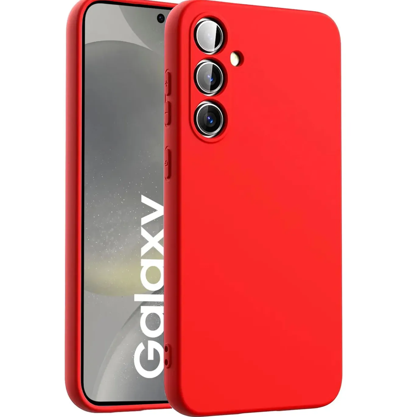 Samsung Galaxy S24 - Silikon Case mit Mikrofaser-Innenseite