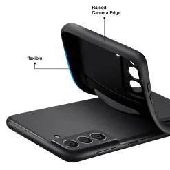 Samsung Galaxy S22 - Silikonhülle mit Kartenfach & Kameraschutz