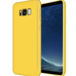 Samsung Galaxy S8 - Silikon Case mit Mikrofaser-Innenseite