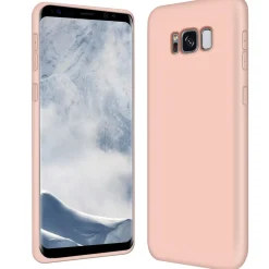 Samsung Galaxy S8 - Silikon Case mit Mikrofaser-Innenseite