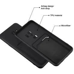 Samsung Galaxy S9 - Silikonhülle mit Kartenfach & Kameraschutz