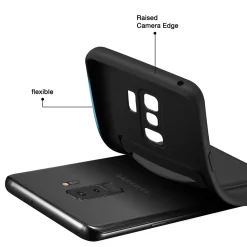 Samsung Galaxy S9 - Silikonhülle mit Kartenfach & Kameraschutz