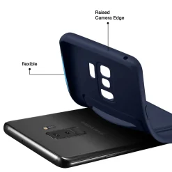 Samsung Galaxy S9 - Silikonhülle mit Kartenfach & Kameraschutz