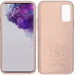 Samsung Galaxy S20 - Silikon Case mit Mikrofaser-Innenseite