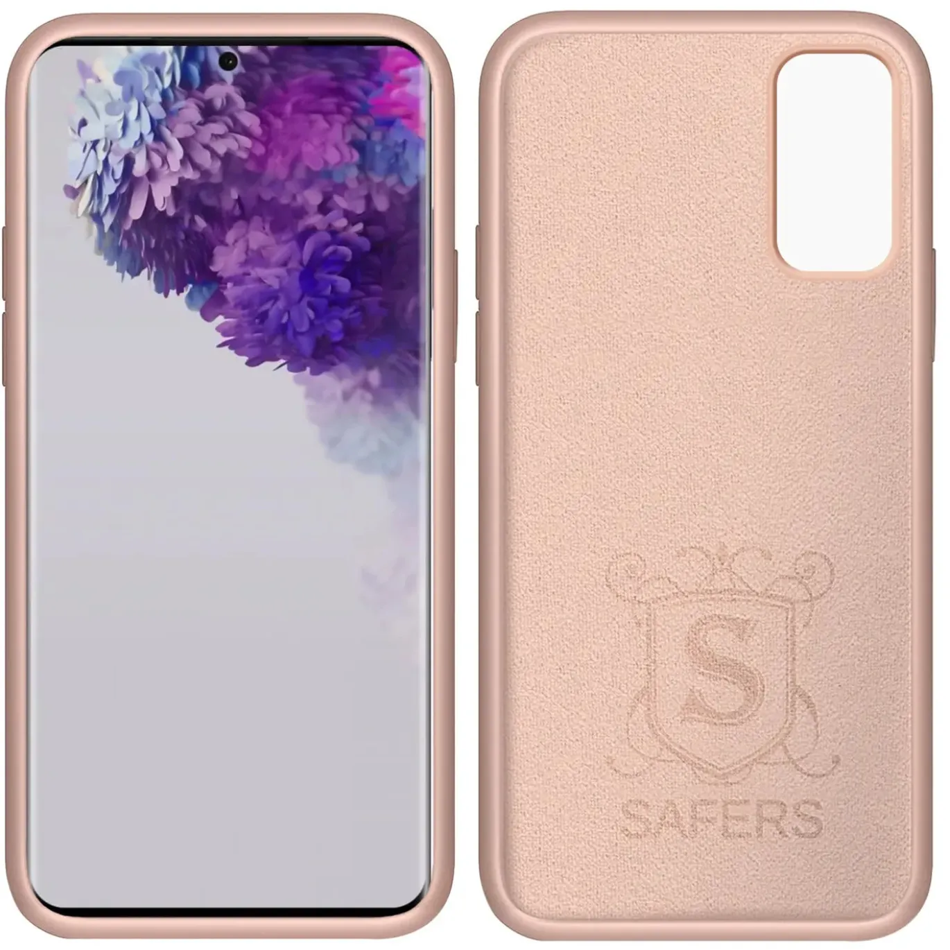 Samsung Galaxy S20 - Silikon Case mit Mikrofaser-Innenseite