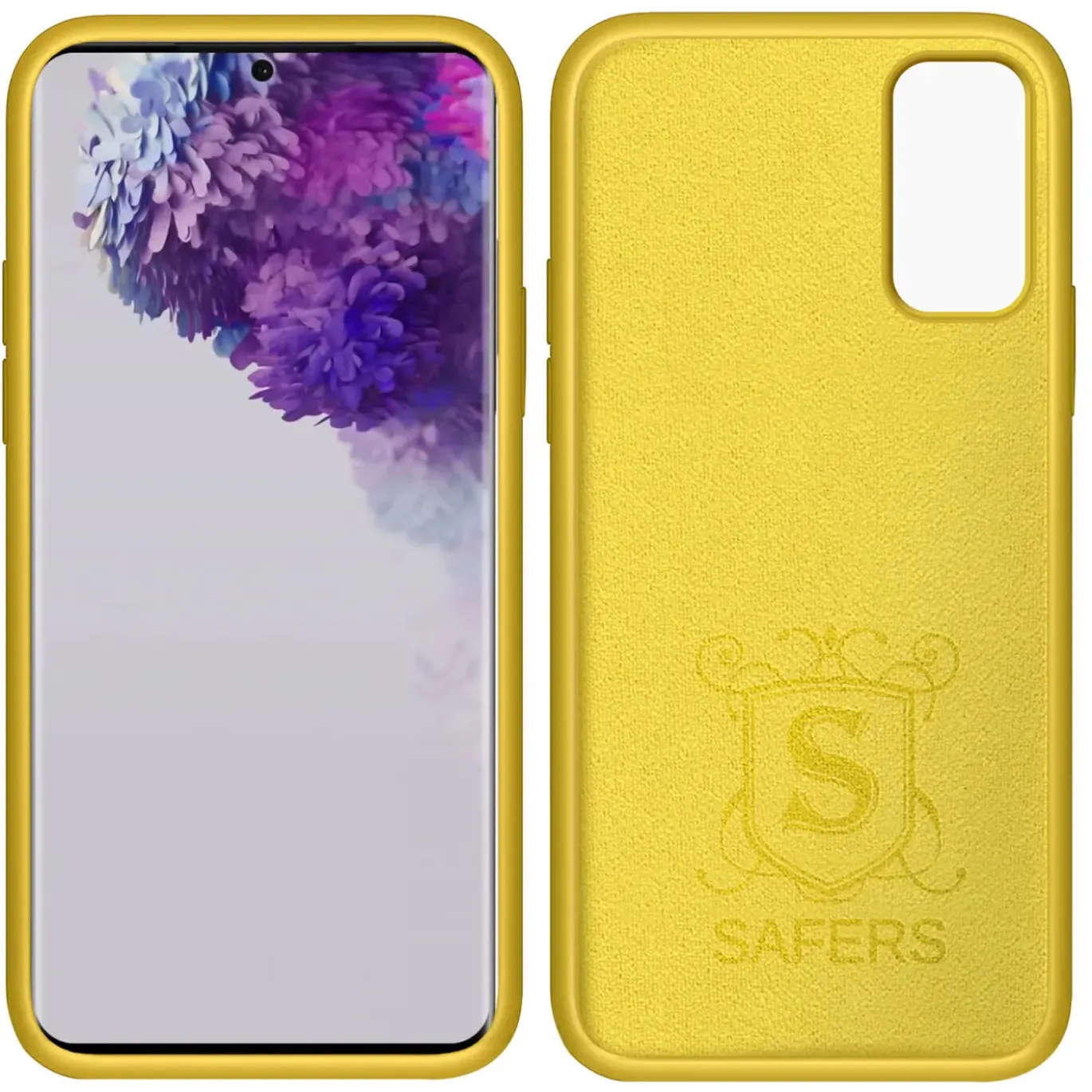 Samsung Galaxy S20 - Silikon Case mit Mikrofaser-Innenseite