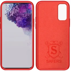 Samsung Galaxy S20 - Silikon Case mit Mikrofaser-Innenseite
