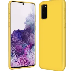 Samsung Galaxy S20 - Silikon Case mit Mikrofaser-Innenseite
