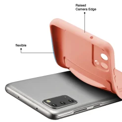 Samsung Galaxy S20 - Silikonhülle mit Kartenfach & Kameraschutz