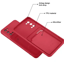 Samsung Galaxy S20 - Silikonhülle mit Kartenfach & Kameraschutz