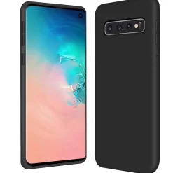 Samsung Galaxy S10 - Silikon Case mit Mikrofaser-Innenseite