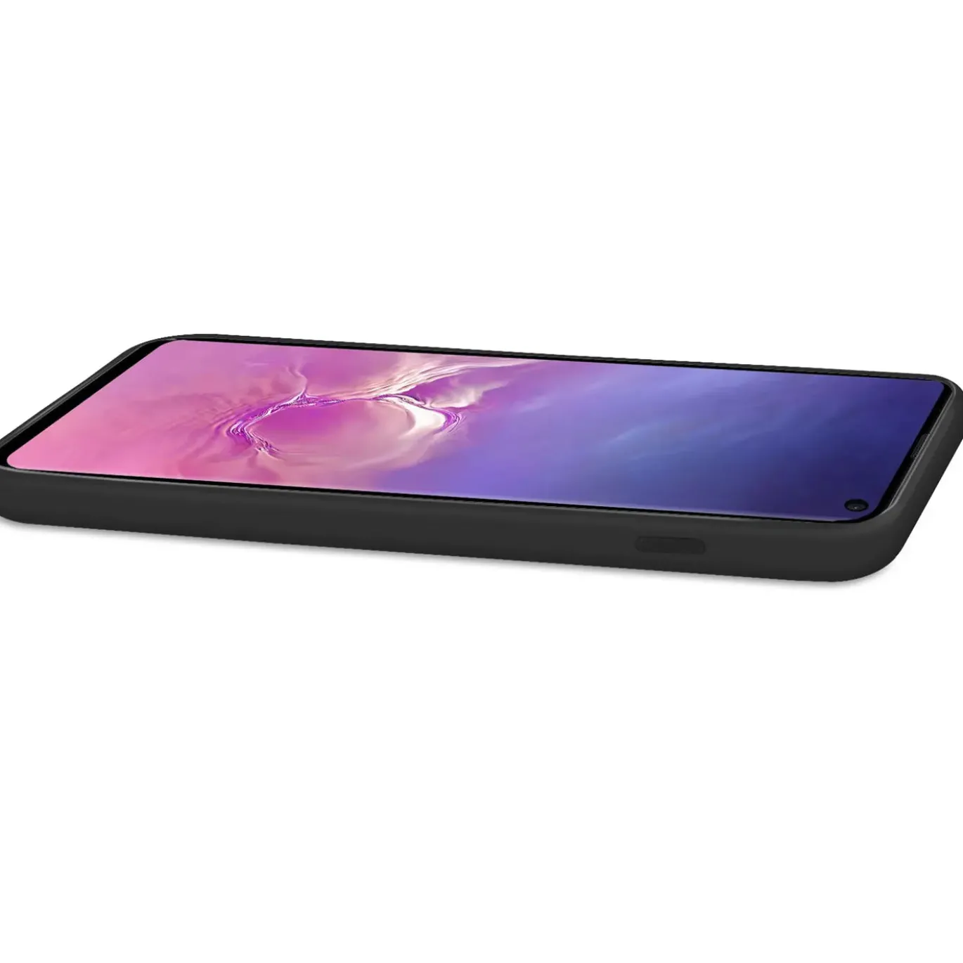Samsung Galaxy S10 - Silikon Case mit Mikrofaser-Innenseite